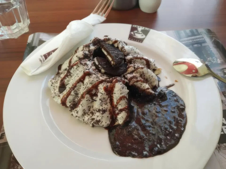 шоколадный фондан