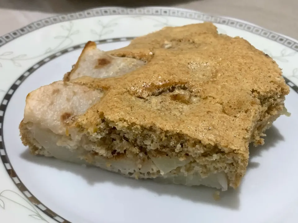грушевый пирог с овсянкой рецепт
