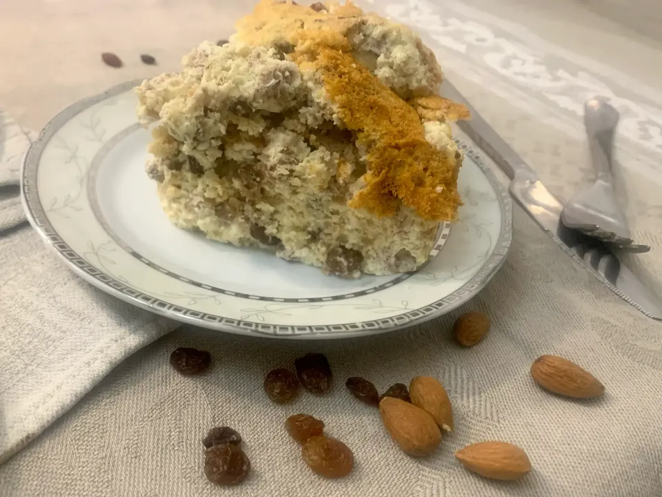 творожный пудинг с орехами рецепт