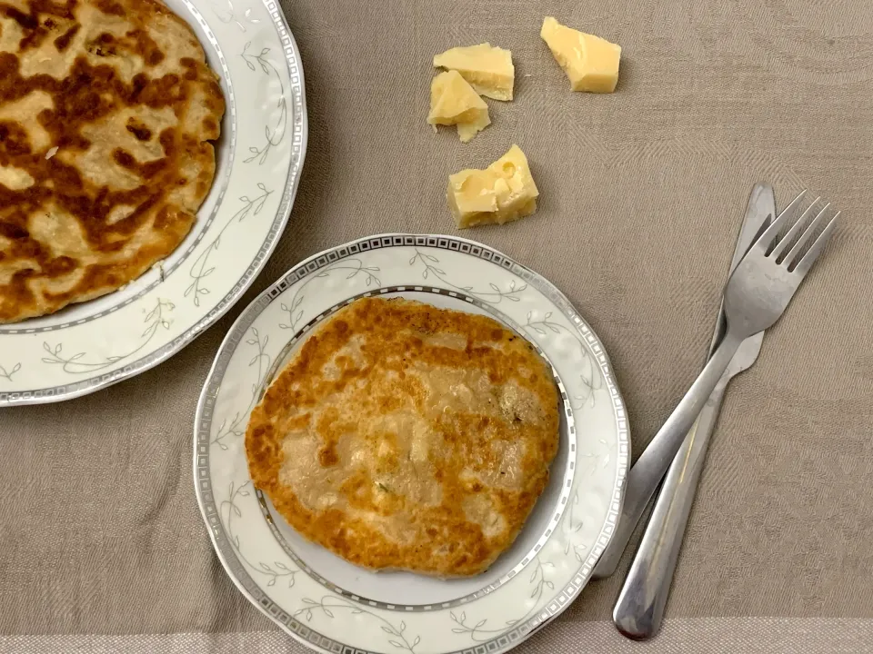 лепешки с творогом и сыром рецепт