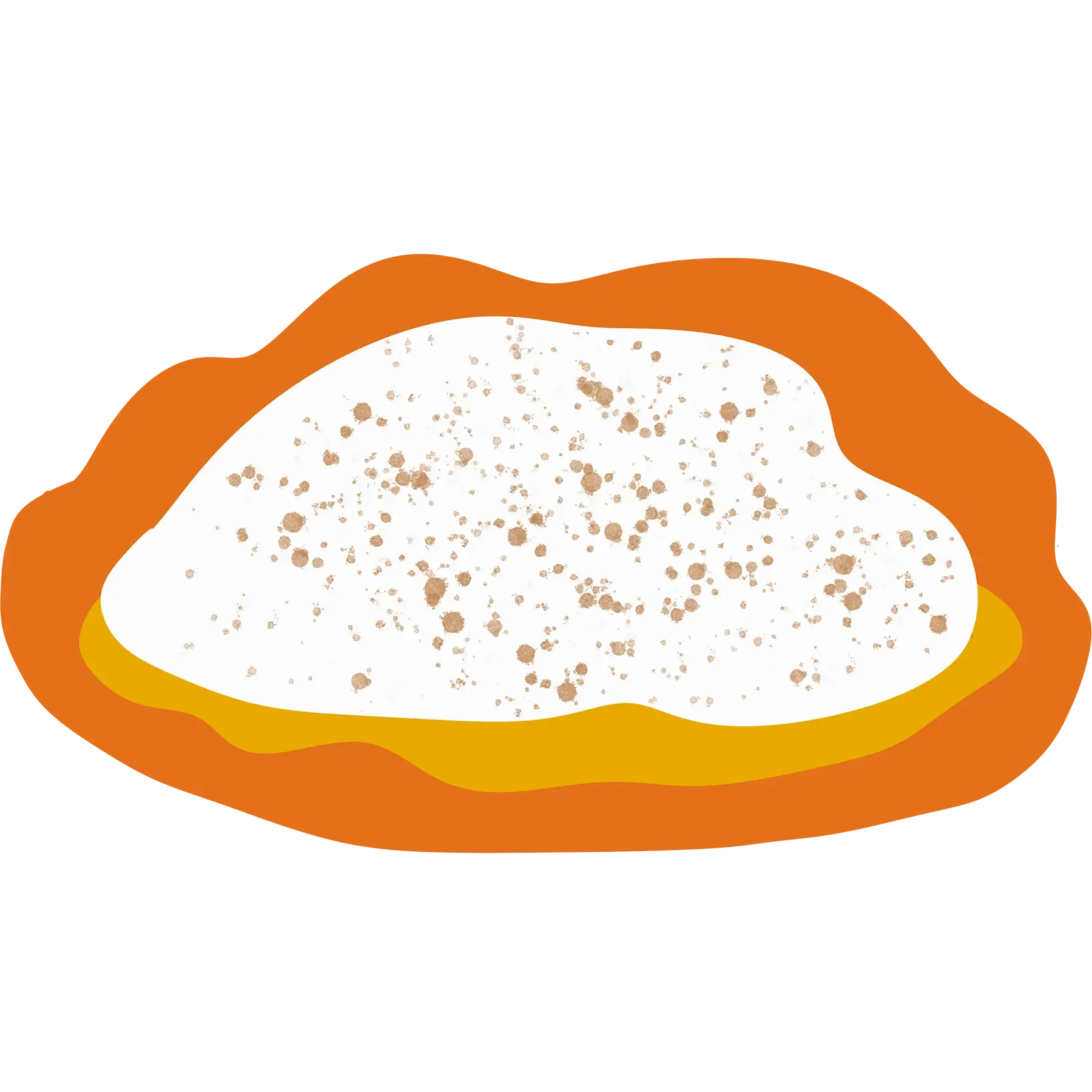 омлет с сахаром и корицей