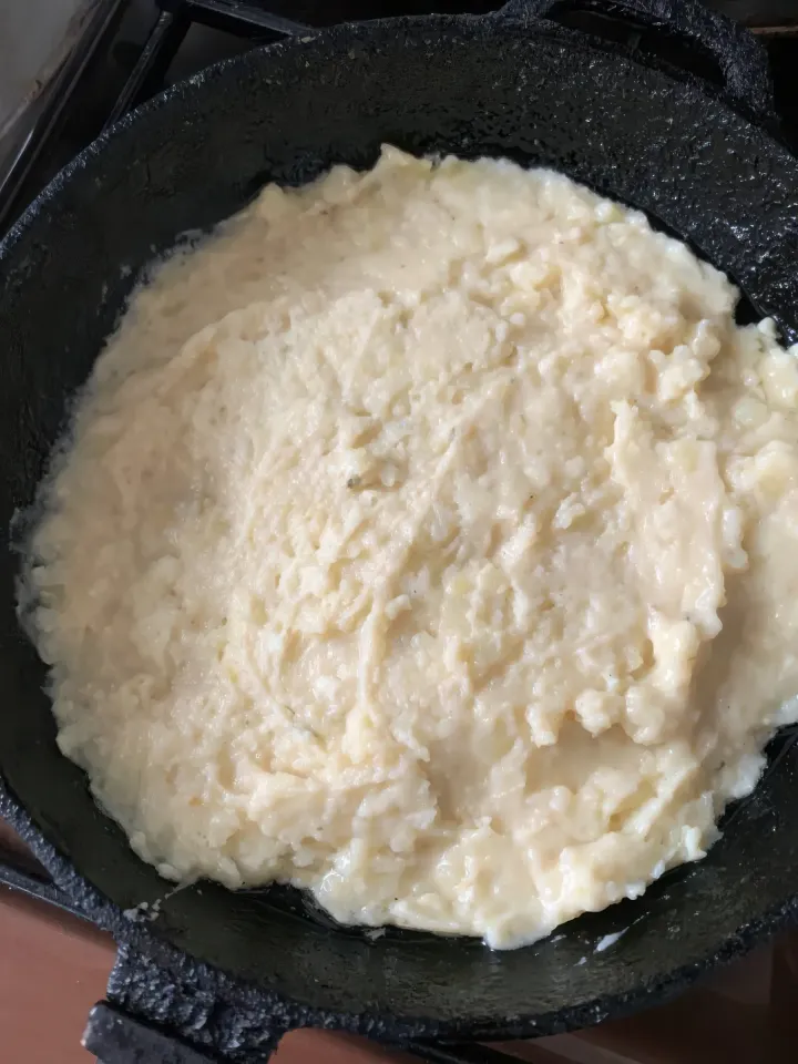 бульбяная яичница рецепт
