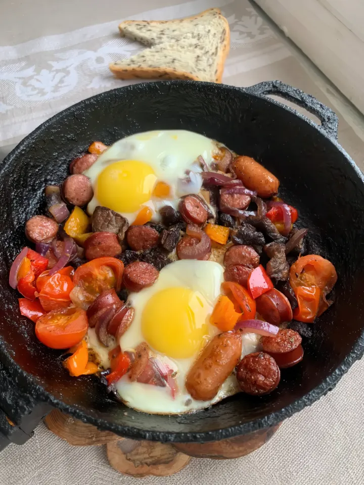 техасская яичница рецепт