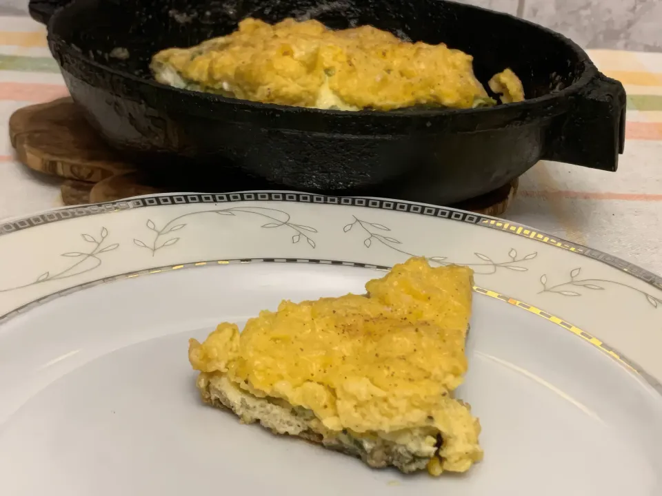 омлет с сахаром и корицей рецепт
