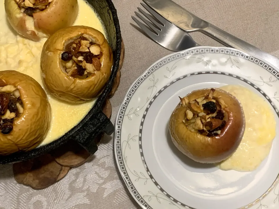 печеные яблоки рецепт