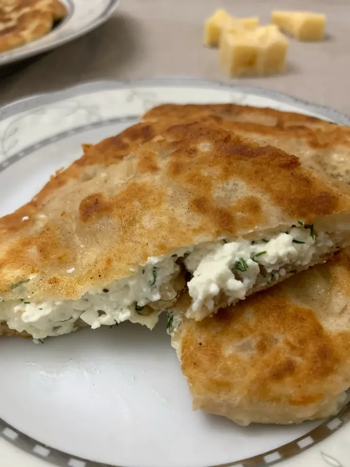 лепешки с творогом и сыром рецепт