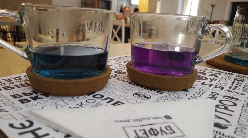 синий чай из таиланда